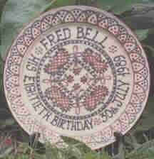 Fred Bell's plate